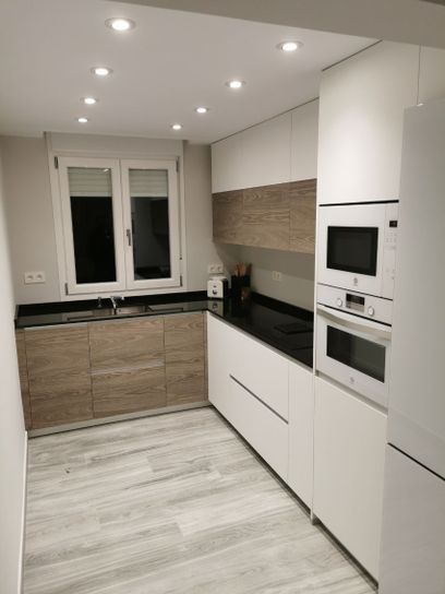 cocina marrón